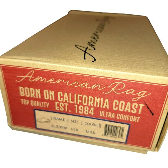 American Rag Slide Shoe Clog Segovia Milk Mottled Tan Heeled Woman's 9 JJ3343 - Picture 9 of 9